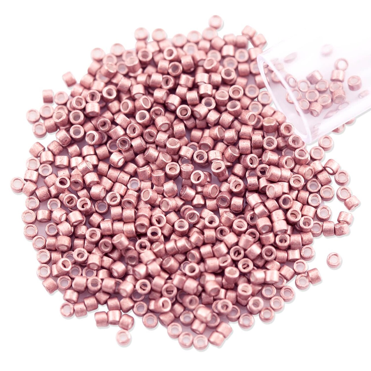 Miyuki Delica Seed Bead 11/0 Galvanized Semi-Matte Dusty Rose